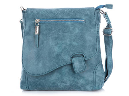 Bag Street Blue women's shoulder bag with flap