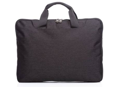 Lightweight SLIM laptop bag 15.6" black Bag Street
